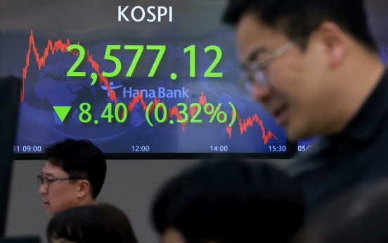 Seoul shares close lower amid US debt ceiling saga