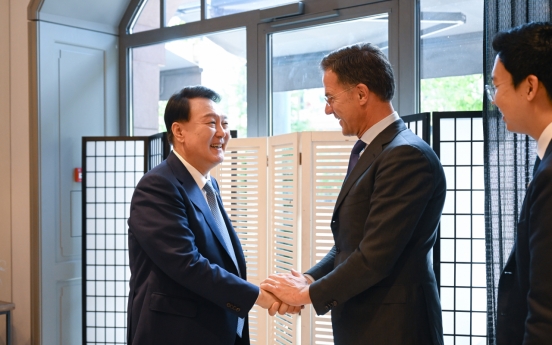 President Yoon discusses chip relations with Dutch, Portuguese leaders