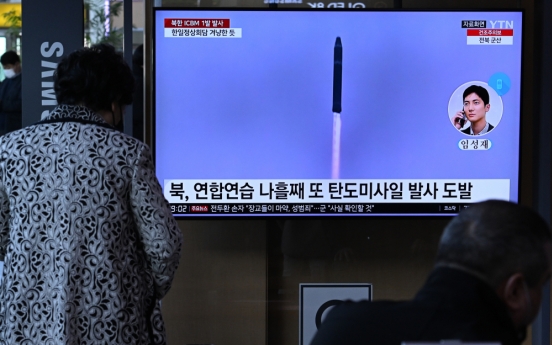 N. Korea fires ICBM ahead of Yoon-Kishida summit at NATO