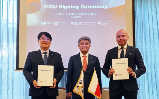 Daewoo E&C, Poland’s ERBUD sign memorandum