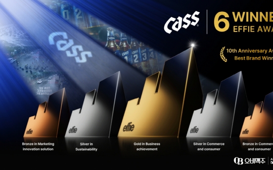 Oriental Brewery's Cass clinches six accolades at 2023 Effie Awards