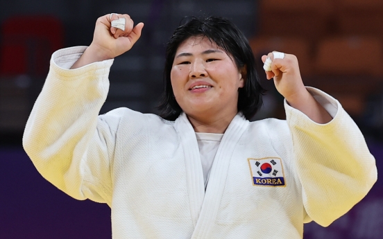 Kim Ha-yun captures S. Korea's first judo gold in Hangzhou
