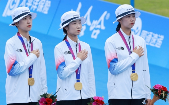 S. Korean women dominate recurve archery at Asian Games
