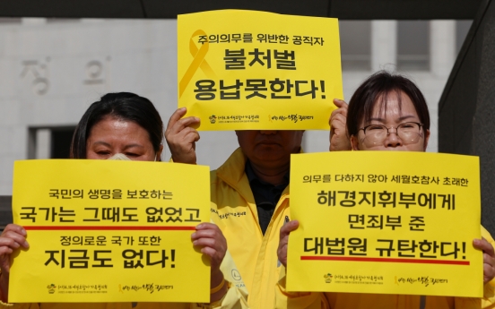 Supreme Court acquits ex-coast guard leadership over Sewol ferry sinking