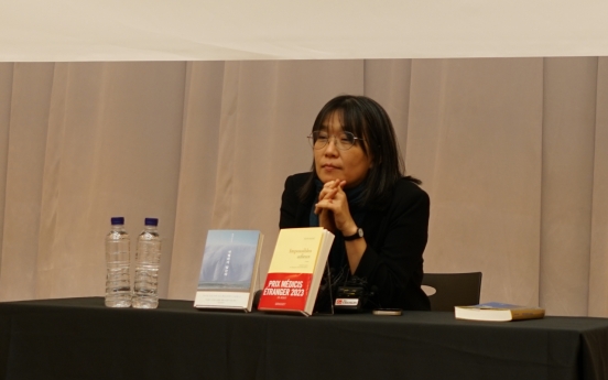 Prix Medicis winning Han Kang wants next novel to be 'spring'