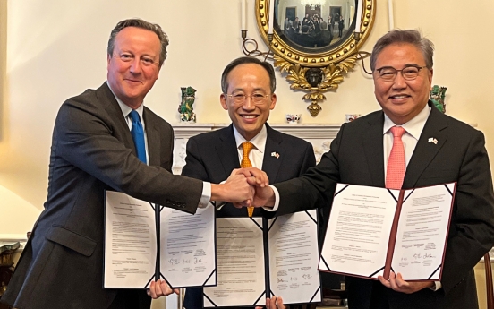 S. Korea, Britain forge strategic partnership on ODA projects