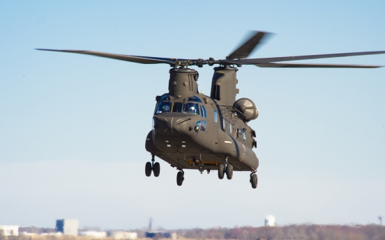Boeing eyes more Chinook helicopter exports to S. Korea