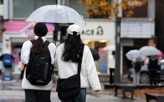 Colder weather expected from Wednesday following rain