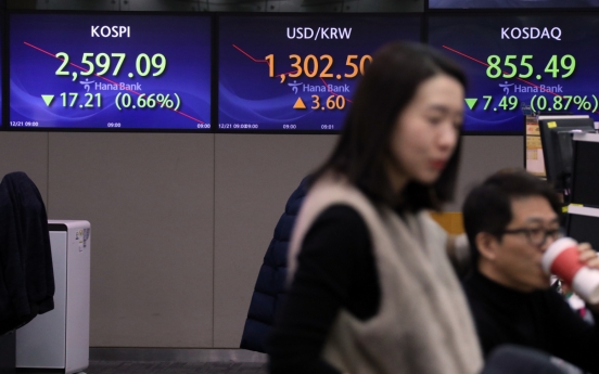Seoul shares open lower on profit-taking, US losses