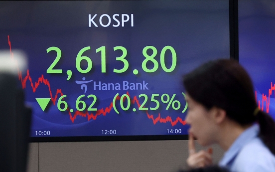 Seoul shares end lower on profit taking