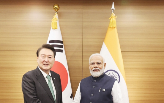 Indian FM visits Seoul to boost ties with S. Korea
