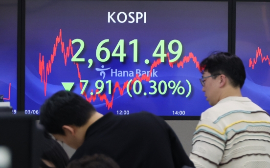 Seoul shares close lower ahead of Fed chief's testimony
