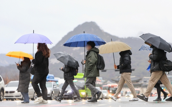 Korea saw historically wet winter: weather agency
