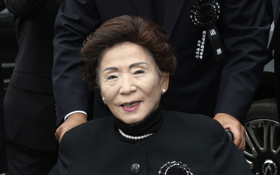 Former President Kim Young-sam's widow dies