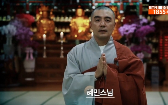 Celebrity monk returns to TV after uproar over his wealth, lifestyle