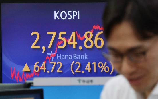 S. Korean shares jump over 2% on hopes for US rate cuts; won sharply up