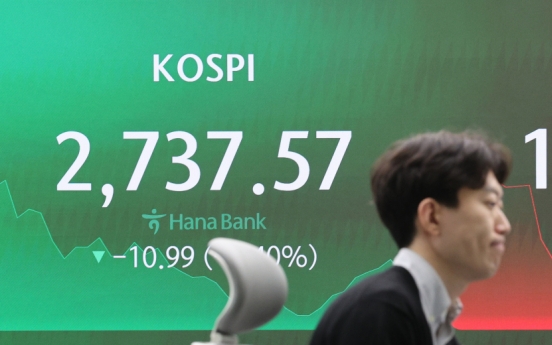 Seoul shares fall for 2nd day on profit-taking