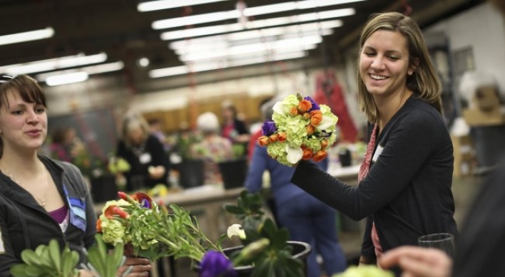 Brides take bouquet-making into their own hands