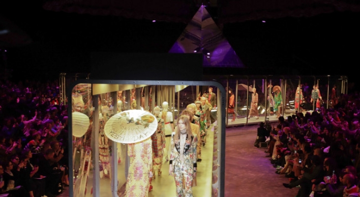 Gucci presents otherworldly collection in Milan