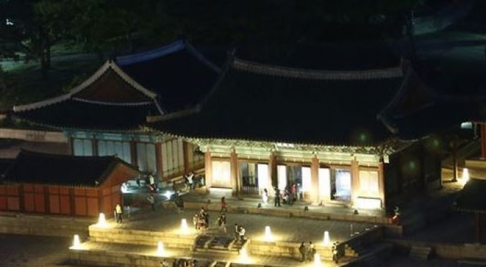 Changgyeong Palace to stay open at night starting next year