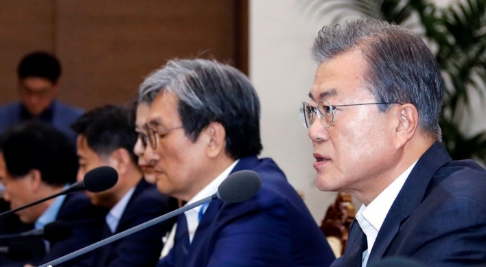 Moon urges Japan to reconsider export restrictions on Korean tech firms