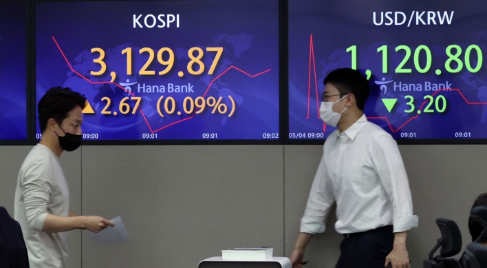 Seoul stocks open lower on inflation concerns