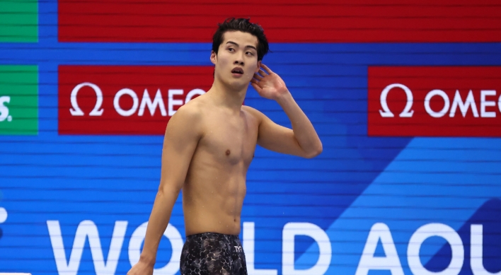 Hwang Sun-woo wins bronze in 200m freestyle at swimming worlds