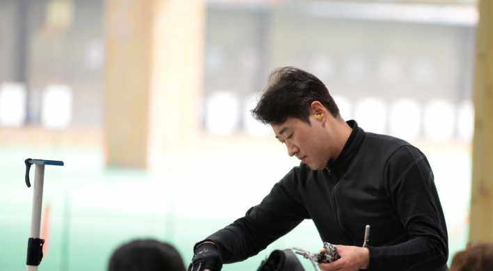 S. Korea grabs bronze in men's team rifle shooting