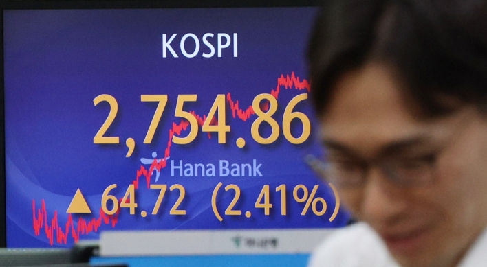 S. Korean shares jump over 2% on hopes for US rate cuts; won sharply up