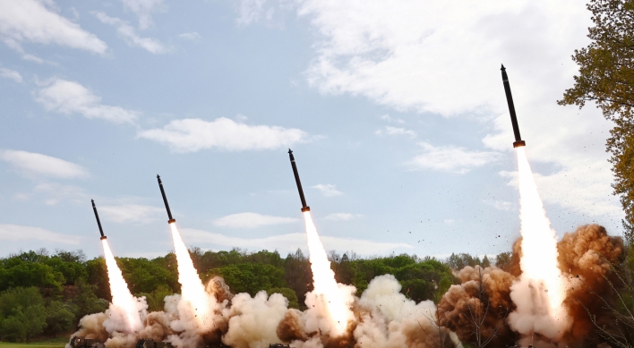 NK fires short-range ballistic missiles toward East Sea: JCS