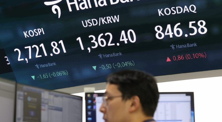 Seoul shares close almost flat on Fed minutes despite chip gains