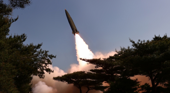 NK fires around 10 short-range ballistic missiles into East Sea: JCS