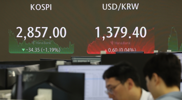 Seoul shares snap 3-day rise on profit-taking