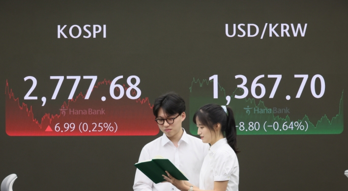 Seoul shares up for 2nd day on Fed's rate-cut signal