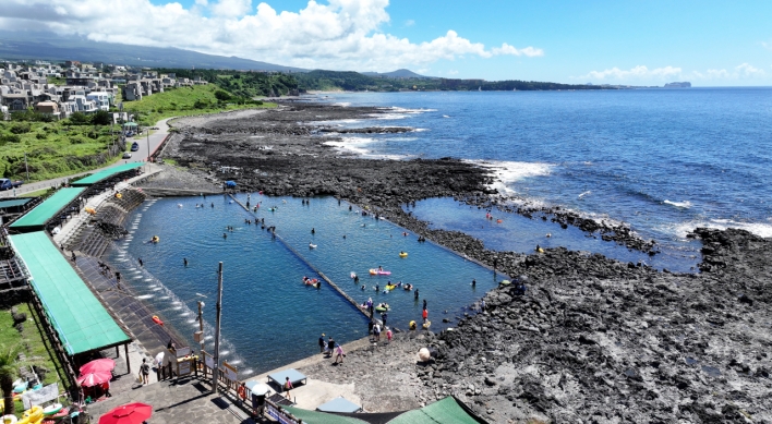 [Photo News] Nonjinmul, Jeju’s unique natural beach