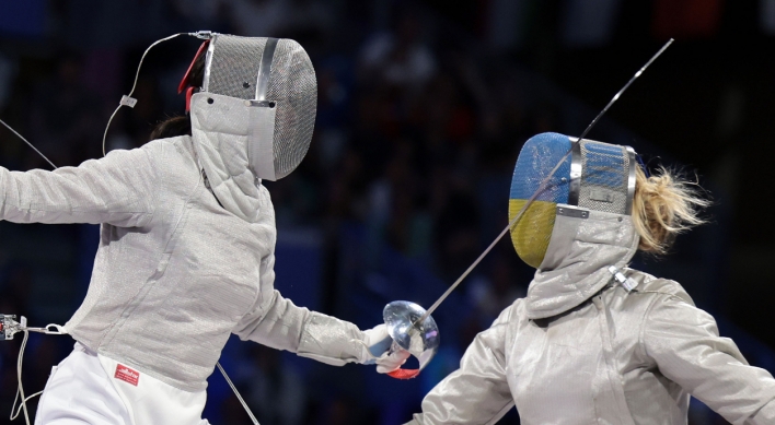 S. Korea takes silver in women's sabre fencing team event