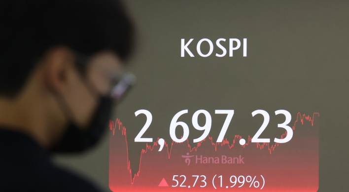 Seoul shares extend winning streak to 5th day on eased US recession fears