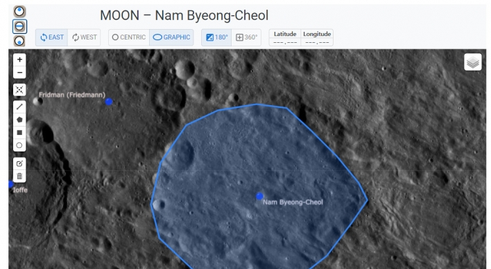 Moon crater honors Joseon-era astronomer