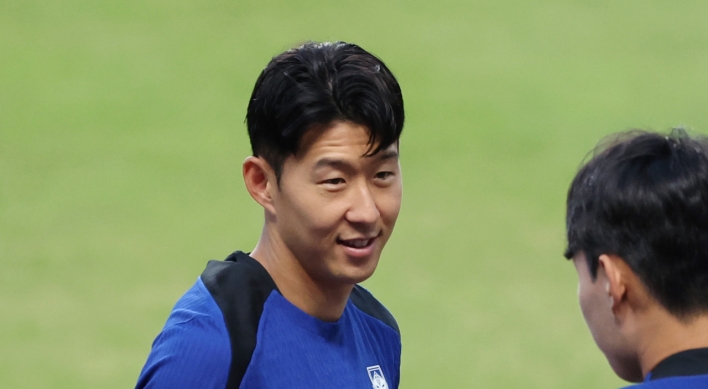 Son Heung-min earns 128th cap, alone in 4th on all-time S. Korean list