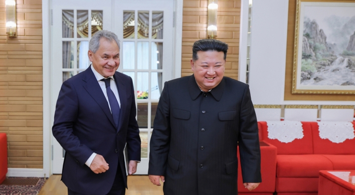 NK leader meets top Russian security official on 1st anniv. of Vostochny summit: KCNA