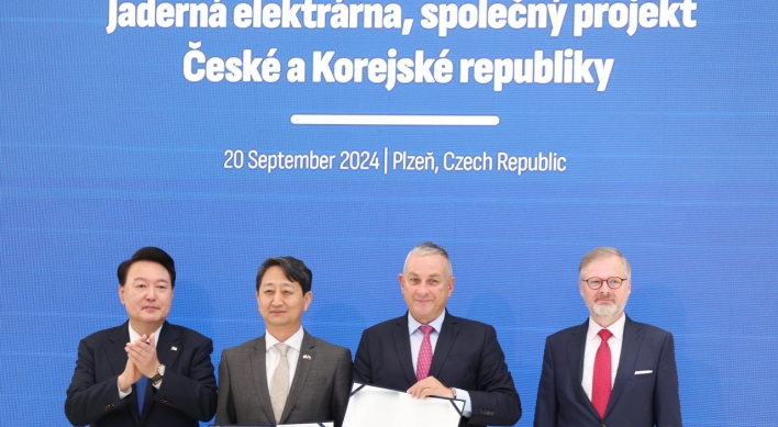 S. Korea, Czech Republic sign MOUs to collaborate throughout nuclear energy project delivery