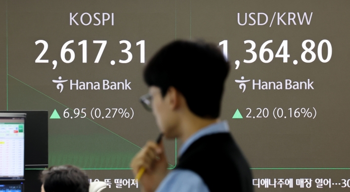 Seoul shares open tad higher on US gains