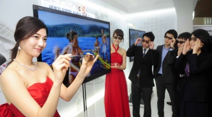 LGE reveals next generation 3-D TVs