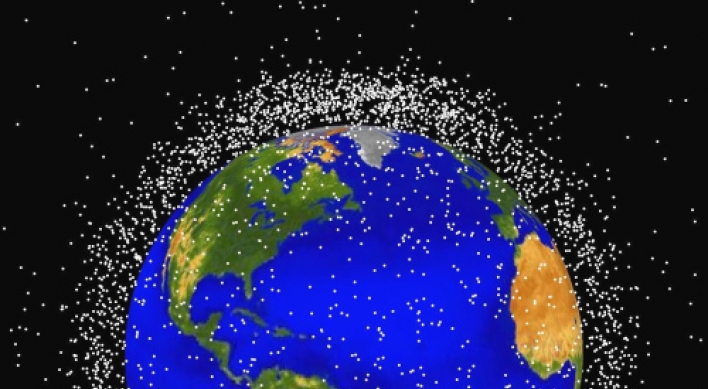 Space junk littering orbit; might need cleaning up