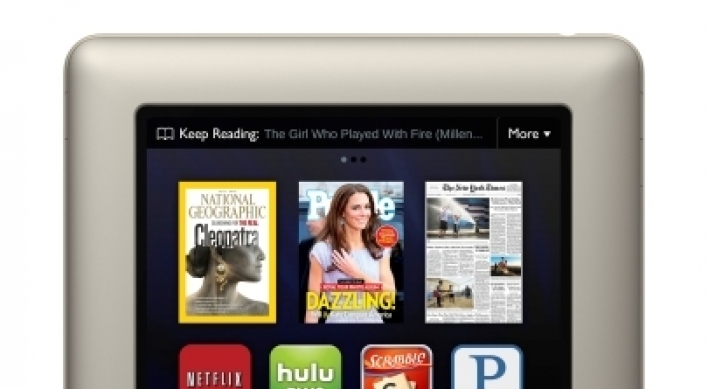 Barnes & Noble takes on Amazon, Apple with tablet