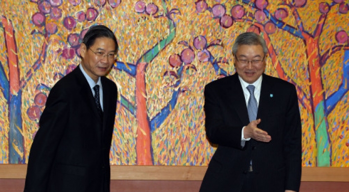 Korea, China press talk for stability