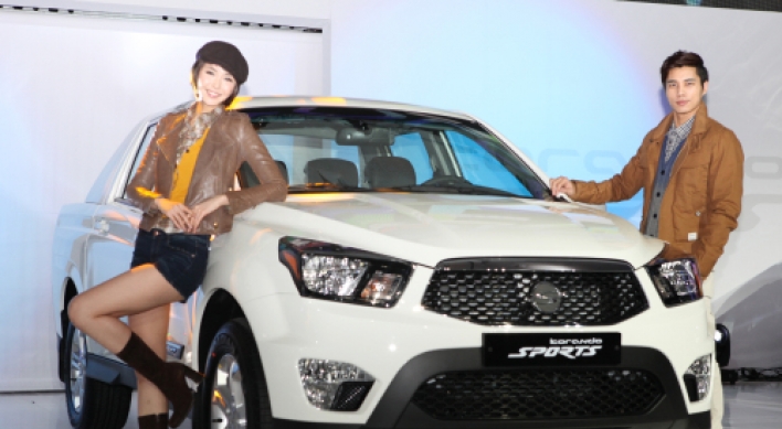 Ssangyong Motor unveils new LUV Korando Sports