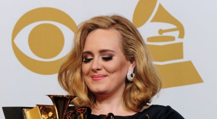 Adele top winner with 6 Grammys