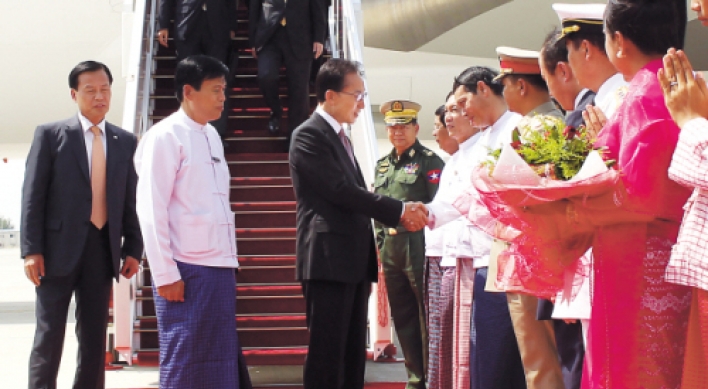 South Korea seeks closer ties with Myanmar