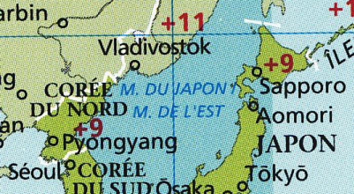 French world atlas uses ‘East Sea’ name
